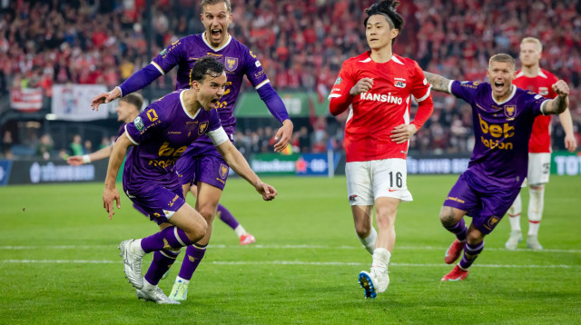 מאטס דייל שחקן גו אהד איגלס חוגג שער (צילום: GettyImages, Soccrates Images)