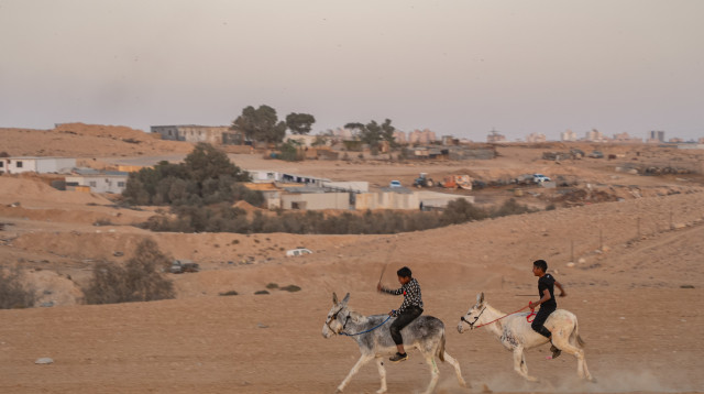 בדואים בנגב (צילום: יניב נדב, פלאש 90)