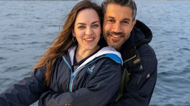 מינדי ארליך ואסף שטרית (צילום: ללא קרדיט)