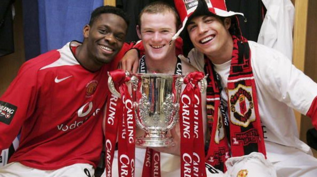 לואיס סאהא וויין רוני כריסטיאנו רונאלדו (צילום: John Peters)