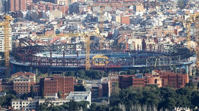 נמצא כבר בשלבי סיום. קאמפ נואו המחודש (צילום: NurPhoto)