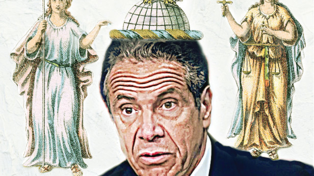 אנדרו קואומו (צילום: איור: נעמי ליס־מיברג)