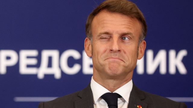 עמנואל מקרון (צילום: REUTERS/Djordje Kojadinovic)