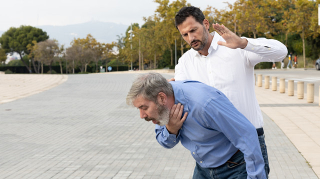 תמרון היימליך. טפיחות מעל השכמות (צילום: שאטרסטוק)