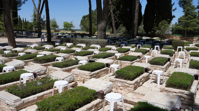 קברי חללי צה"ל בהר הרצל (צילום: אגף דוברות וקשרי ציבור במשרד הביטחון)