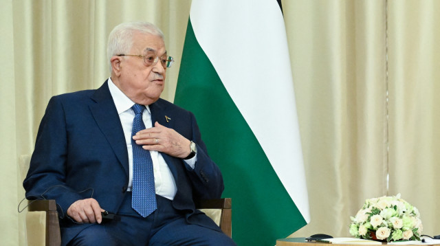 אבו מאזן (צילום: Sputnik/Alexey Maishev/Pool via REUTERS )