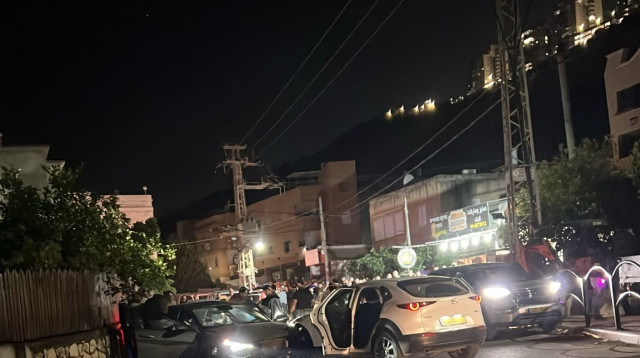 זירת האירוע באיכסאל (צילום: שימוש לפי סעיף 27א')