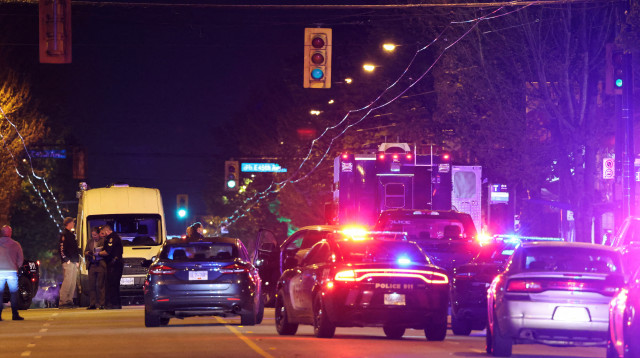 זירת אירוע הדריסה בוונקובר (צילום: רויטרס)