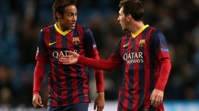 ליאו מסי ניימאר (צילום: Clive Brunskill)