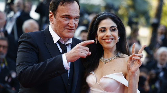 דניאלה פיק וקוונטין טרנטינו (צילום: רויטרס)