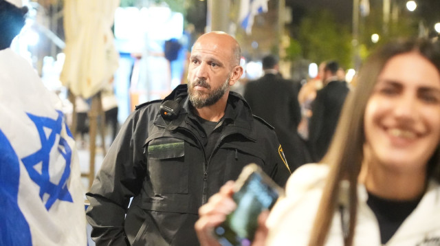 היערכות המשטרה לימי הזיכרון והעצמאות של מדינת ישראל (2024) (צילום: דוברות המשטרה)