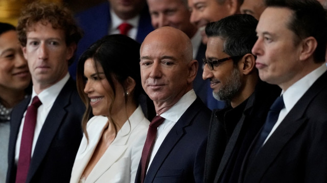 אילון מאסק, סונדאר פיצ'אי, ג'ף בזוס, מארק צוקרברג (צילום: רויטרס)