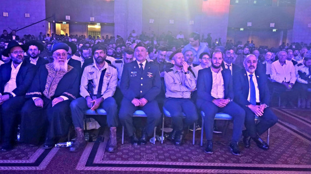 עצרת הזיכרון המרכזית לציבור החרדי (צילום: אברהם בלוך)