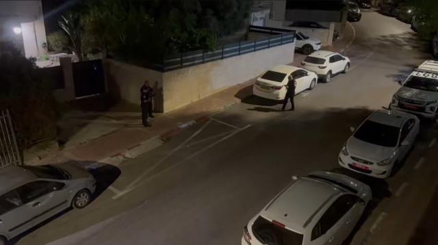 זירת האירוע בגבעת זאב (צילום: צילום מסך רשתות חברתיות לפי חוק 27א לזכויות יוצרים)