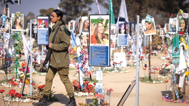 אתר ההנצחה לקורבנות מסיבת הנובה ברעים צילום  (צילום: מרים אלסטר פלאש 90)