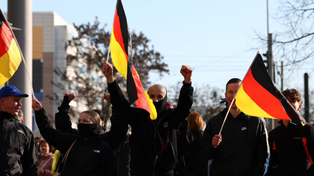 עצרת של מפלגת AfD בברלין (צילום: רויטרס)