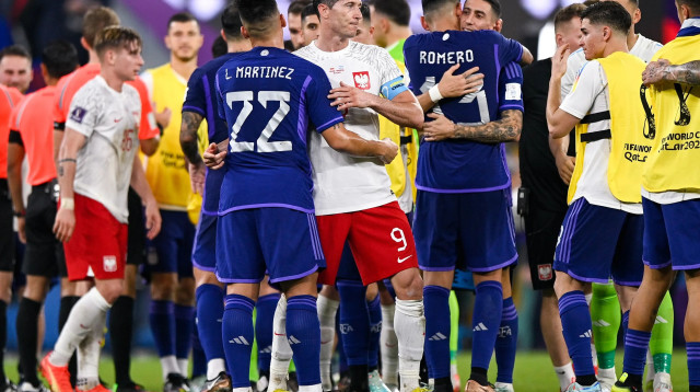 רוברט לבנדובסקי עם לאוטרו מרטינס ב-2022 (צילום: GettyImages, Pablo Morano/BSR Agency)