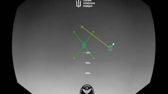 כלי שיט בלתי מאויש אוקראיני מפיל מטוס קרב רוסי (צילום: צילום מסך)