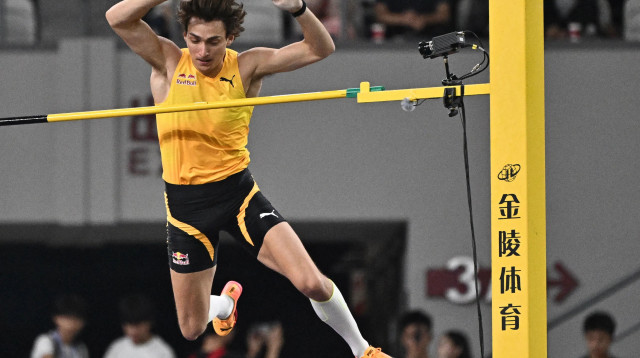 ארמנד דופלנטיס, קופץ במוט שבדי (צילום: GettyImages, PEDRO PARDO/AFP)