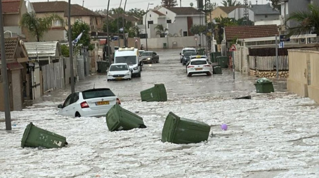 הצפות בדרום הארץ (צילום: צילום פרטי)