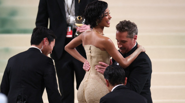 טיילה בטקס המט גאלה 2024 (צילום: רויטרס)