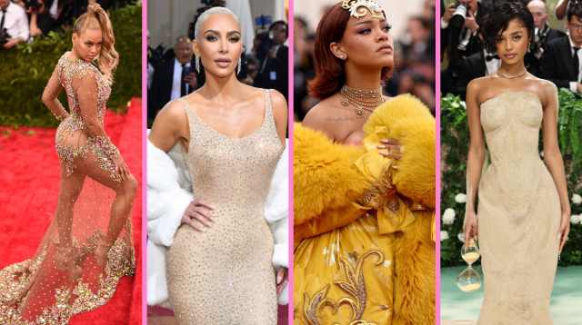 משמאל לימין: ביונסה, קים קרדשיאן, ריהאנה, טיילה (צילום: ANGELA WEISS/AFP via Getty Images,Dimitrios Kambouris/Getty Images,Jamie McCarthy/Getty Images,Andrew H. Walker/Getty Images for Variety)