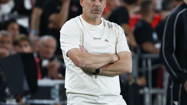 רן קוז'וך, מאמן הפועל באר שבע (צילום: דני מרון)