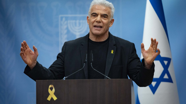 יאיר לפיד  (צילום: יונתן זינדל פלאש 90)