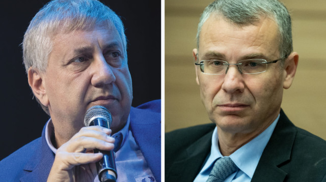 יריב לוין, יעקב ברדוגו (צילום: יונתן זינדל, פלאש 90)