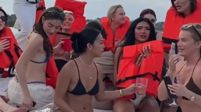 רגע אחרי הטביעה (צילום: צילום מסך טוויטר)