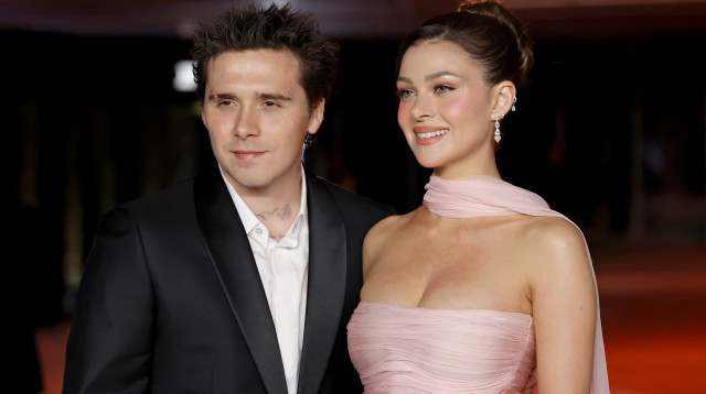 ברוקלין בקהאם וניקולה פלץ (צילום: גטי אימג')