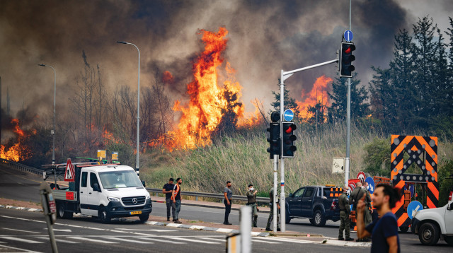 שריפה (צילום: אורן בן חקון, פלאש 90)