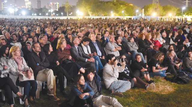 טקס יום הזכרון האלטרנטיבי 2019 (צילום: אבשלום ששוני)