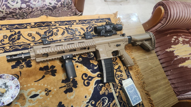 נשק ארוך שנתפס בפעילות (צילום: דובר צה"ל)