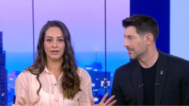 מעיין אדם וחיים אתגר (צילום: באדיבות קשת 12)