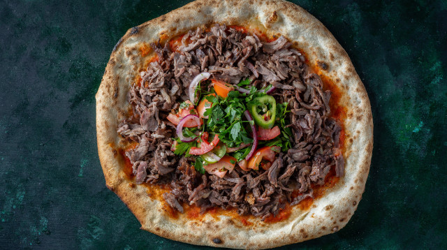 פיצה שווארמה, מרקזה (צילום:  אסף קרלה)