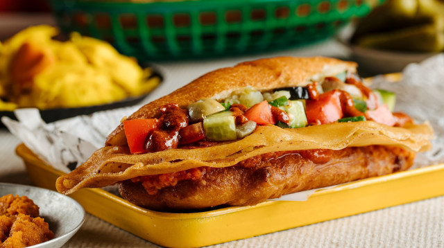 בוריקסה ביצה ב"הפריקסה של חיימיקו" (צילום: גל זהבי)