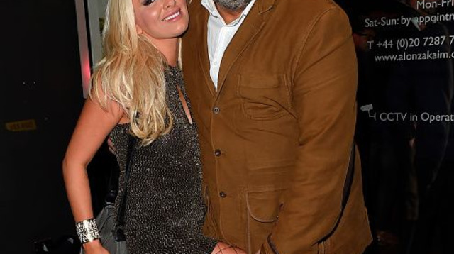 ניל ראדוק ואשתו ליאה ניומן (צילום: GC Images)