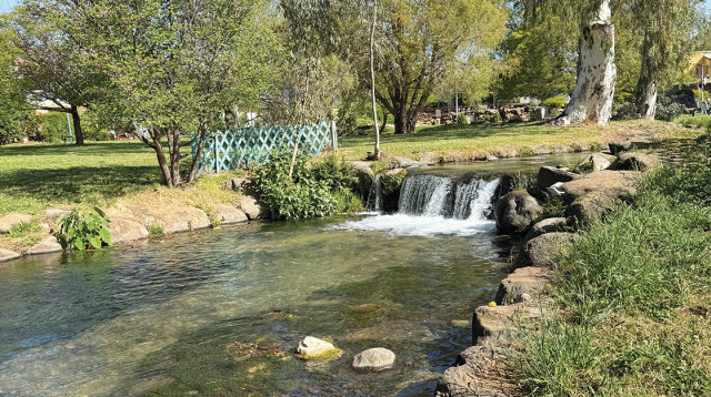 מקטע הנחל ליד החדרים - ארץ דפנה (צילום: מיטל שרעבי)