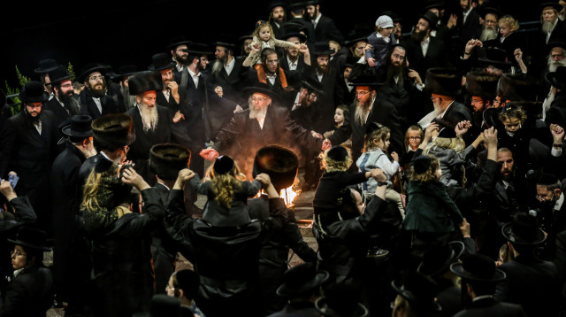 ההילולה במירון (צילום: דודו כהן, פלאש 90)