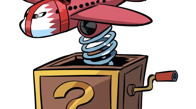 מה עומד מאחורי מתנת המטוס הקטארי לטראמפ? (צילום: איור: איציק סמוכה)