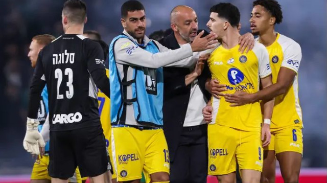 הגב הכי חזק שלו. לאזטיץ' עם תורג'מן (צילום: מאור אלקסלסי)