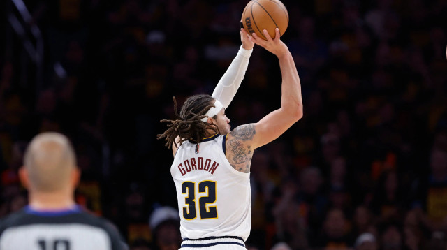 שחקן דנבר נאגטס ארון גורדון (צילום: רויטרס)