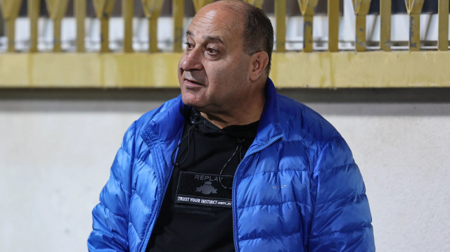 מוחמד אבו יונס יו"ר בני סכנין (צילום: לירון מולדובן)