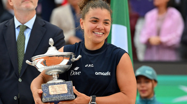 ג'זמין פאוליני טניסאית איטלקייה, זוכת טורניר רומא (צילום: רויטרס)