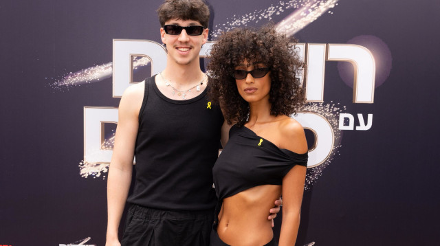 עדן סבן והרקדן לאון קונביסר (צילום: נדב צור)