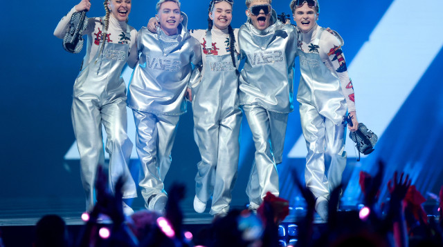 נציגי איסלנד לאירוויזיון 2025, VAEB (צילום: רויטרס)