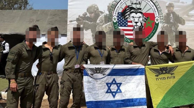 סיירת גולני במרוקו (צילום: רשתות ערביות)