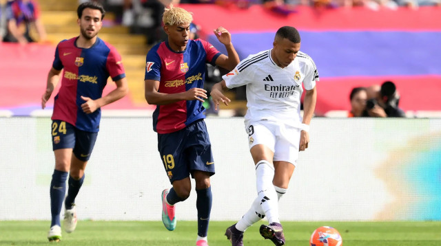 קיליאן אמבפה, ריאל מדריד לצד לאמין ימאל, ברצלונה (צילום: GettyImages)