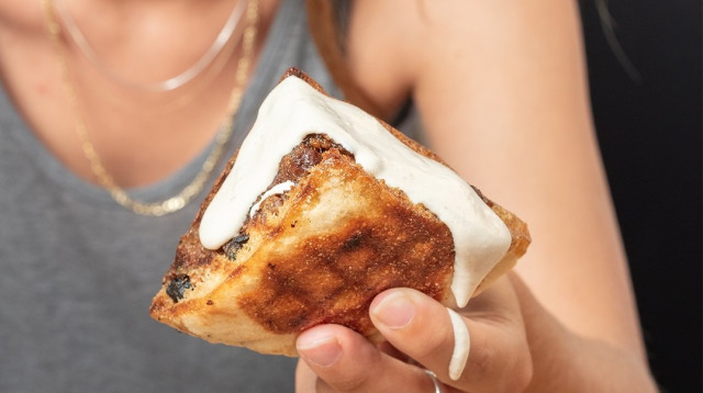 עראיס טבעוני של מסעדת J17 (צילום: גיל אבירם)